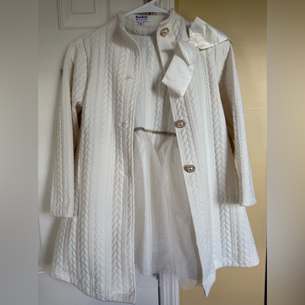 Blueberi - Dress with duster jacket